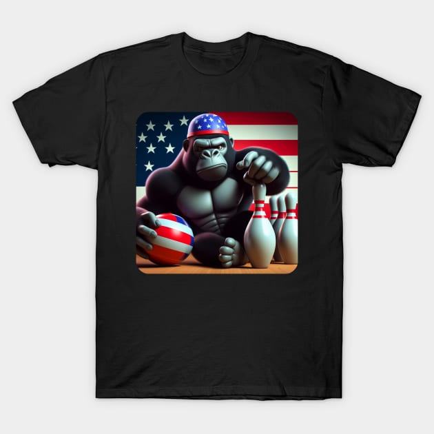 Grumpy Gorilla #38 T-Shirt by The Black Panther